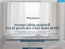 Tablet Screenshot of hotellhavsbaden.se
